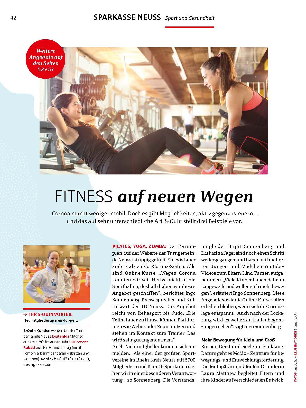 Read more about the article S-Quin Vorteile bei der TG Neuss