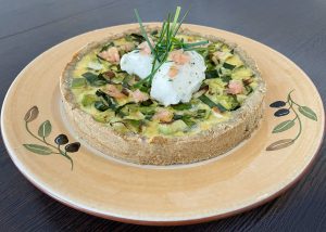 Read more about the article vegetarische Lauch-Quiche mit Zitronensauerrahm