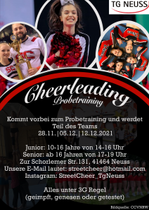 Read more about the article Cheerleader laden zum Probetraining