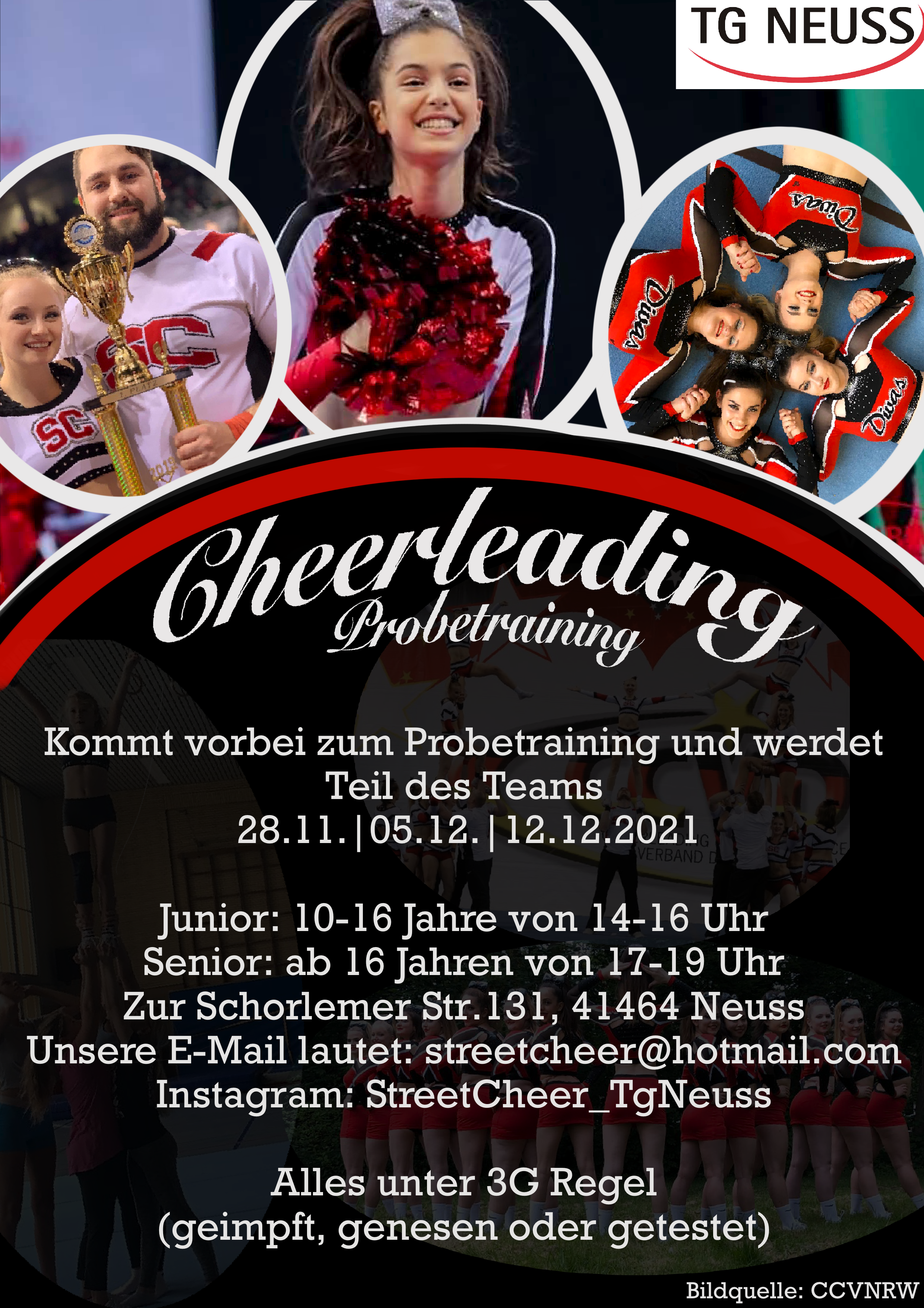 You are currently viewing Cheerleader laden zum Probetraining