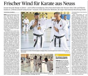 Read more about the article Frischer Wind für Karate aus Neuss