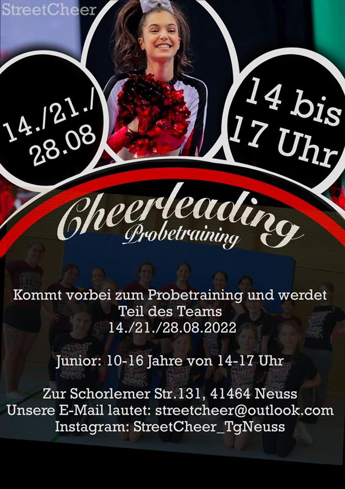Read more about the article Probetraining Cheerleading