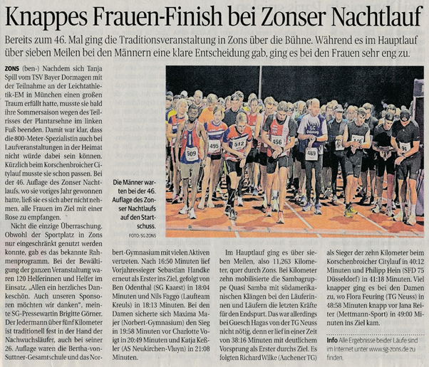 You are currently viewing Nachtlauf in Zons