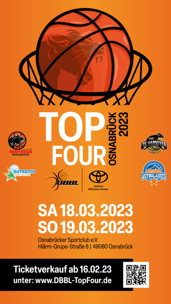 You are currently viewing DBBL Pokal-TOP4 der Saison 2022/23