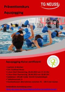 Read more about the article 2x Präventionskurse Aquajogging