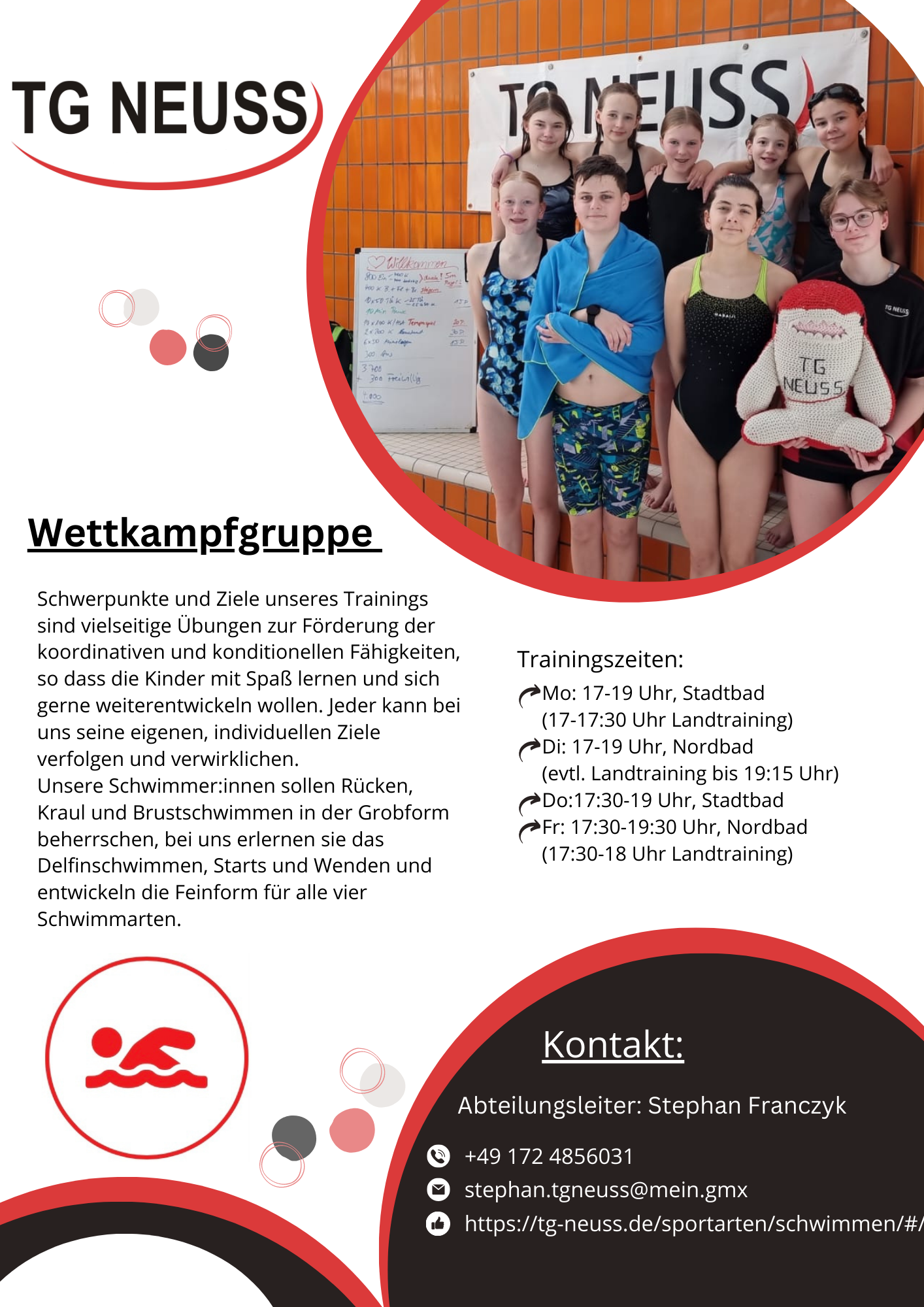 Read more about the article Wettkampfgruppe Schwimmen sucht Verstärkung