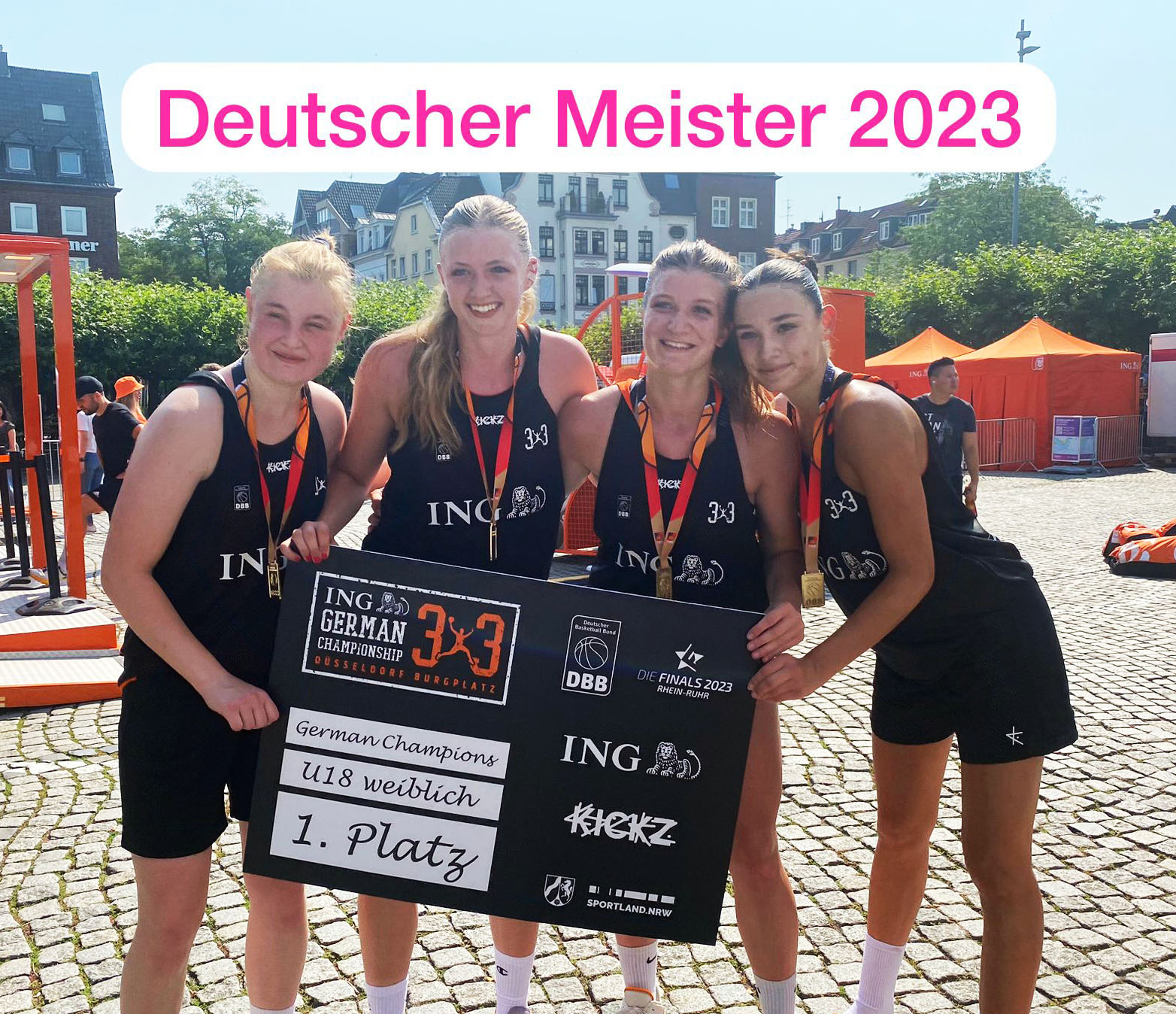 Read more about the article Johanna umd Ricarda mit Meistertitel 3×3