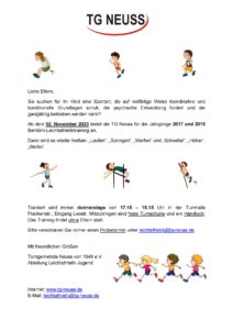 Read more about the article Bambini-Leichtathletiktraining