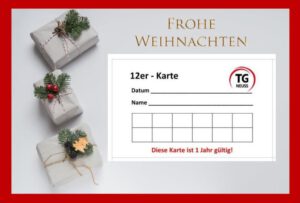 Mehr über den Artikel erfahren Verschenke Fitness und Freude zu Weihnachten!