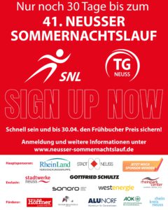 Mehr über den Artikel erfahren Noch 30 Tage bis zum 41. Neusser Sommernachtslauf