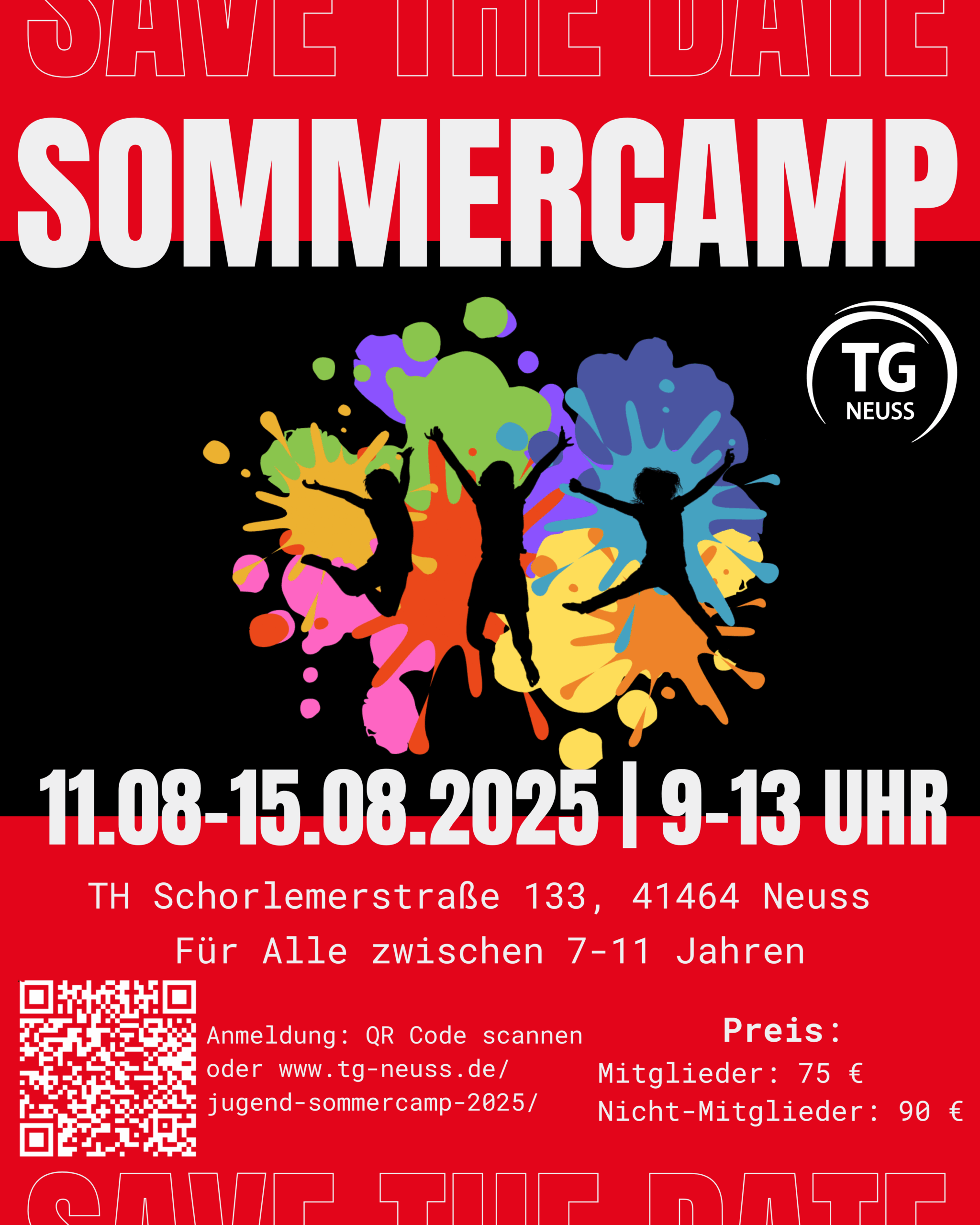 Mehr über den Artikel erfahren Anmeldungen ab sofort möglich: TG Jugend Sommercamp
