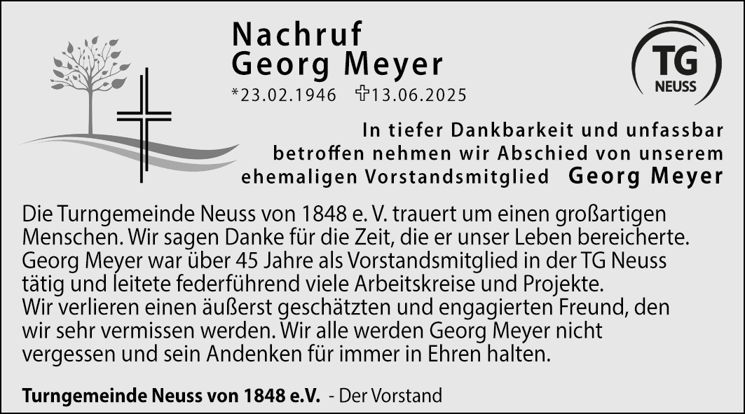 Du betrachtest gerade Nachruf Georg Meyer