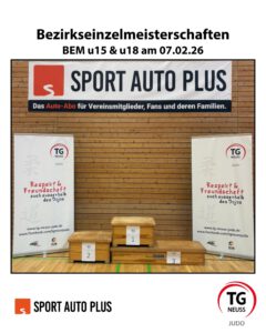 Mehr über den Artikel erfahren Bezirkseinzelmeisterschaften u15 & u18 am 07.02.2026