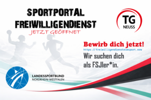 Mehr über den Artikel erfahren Sportportal Freiwilligendienst jetzt geöffnet!