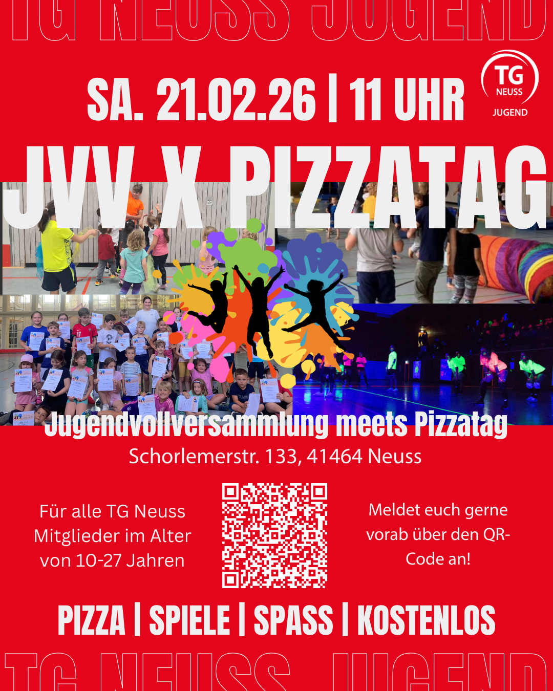 Mehr über den Artikel erfahren JVV X PIZZATAG 21.02.26