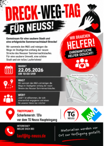 Mehr über den Artikel erfahren „Dreck-weg-Tag entlang der Sommernachtslauf-Strecke“
