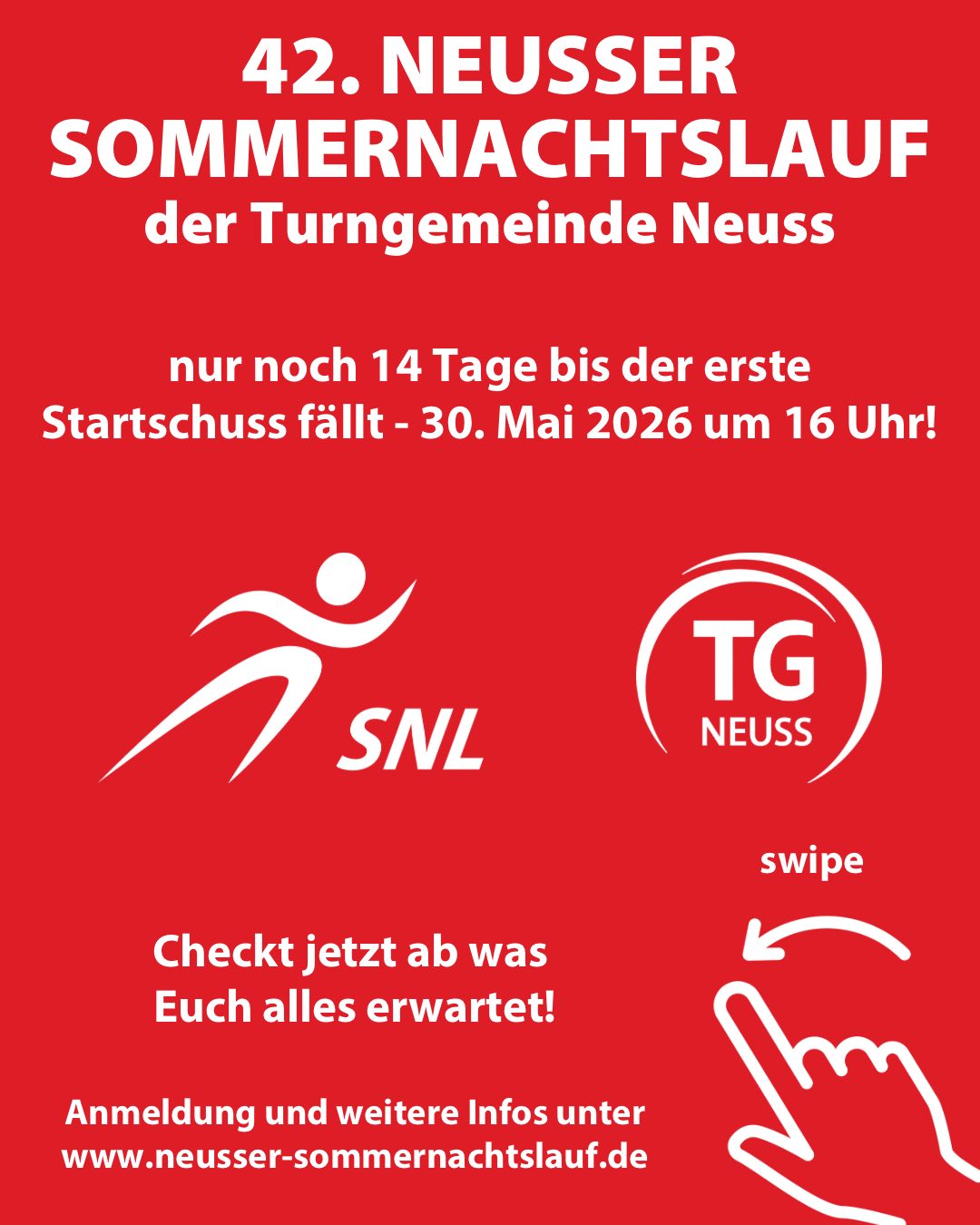 Du betrachtest gerade 🏃42. Neusser Sommernachtslauf – Der Countdown läuft