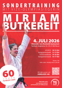Mehr über den Artikel erfahren 🥋 Sondertraining mit Miriam Butkereit in Neuss! 🥈