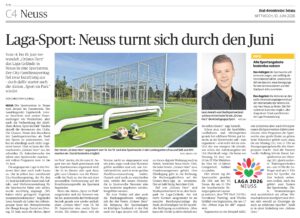 Mehr über den Artikel erfahren TG Neuss auf LAGA Sportwoche