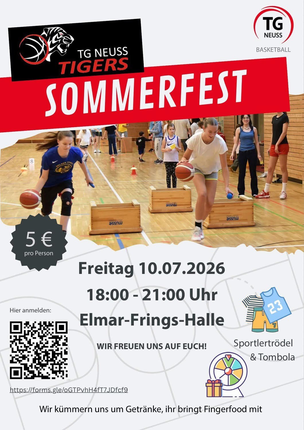 Du betrachtest gerade Save the Date: Unser TG Neuss Tigers Sommerfest steht an! 🏀