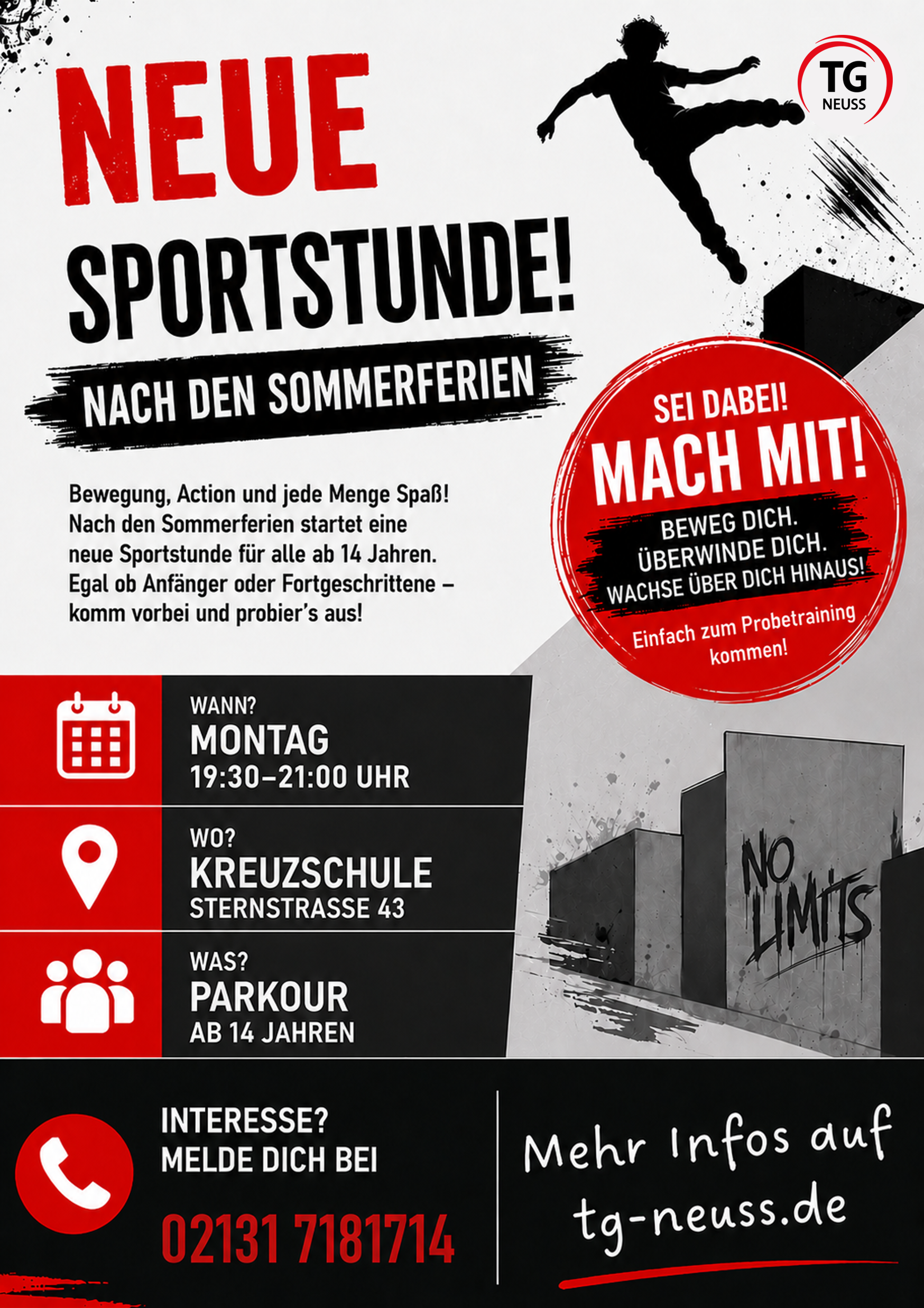 Du betrachtest gerade Parkour ab 14 Jahren